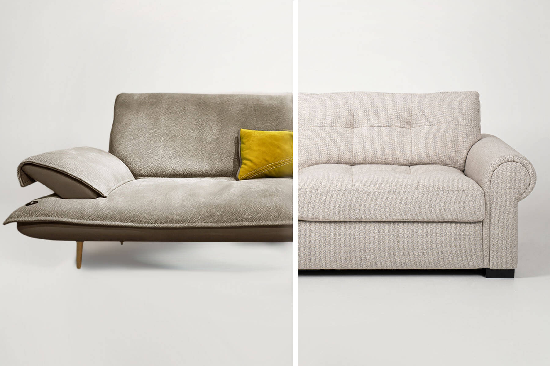 difference between sofa seat and bed