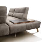 grey leather sectional